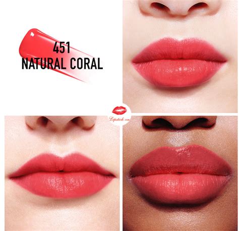 dior 451 natural coral|Dior lip tint rosewood.